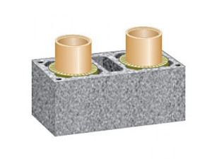 Комбинированный дымоход Шидель Уни с вентиляцией фото 1