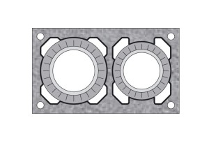 Комплект дымохода комбинированный Шидель Уни фото 2