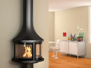 Дизайнерский камин Леа 998 пристенный. Фото