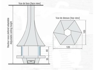 Дизайнерский камин Эолиа 907. Фото 2