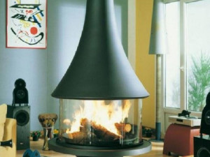 Дизайнерский камин Марина 993 центральный, Фото 1